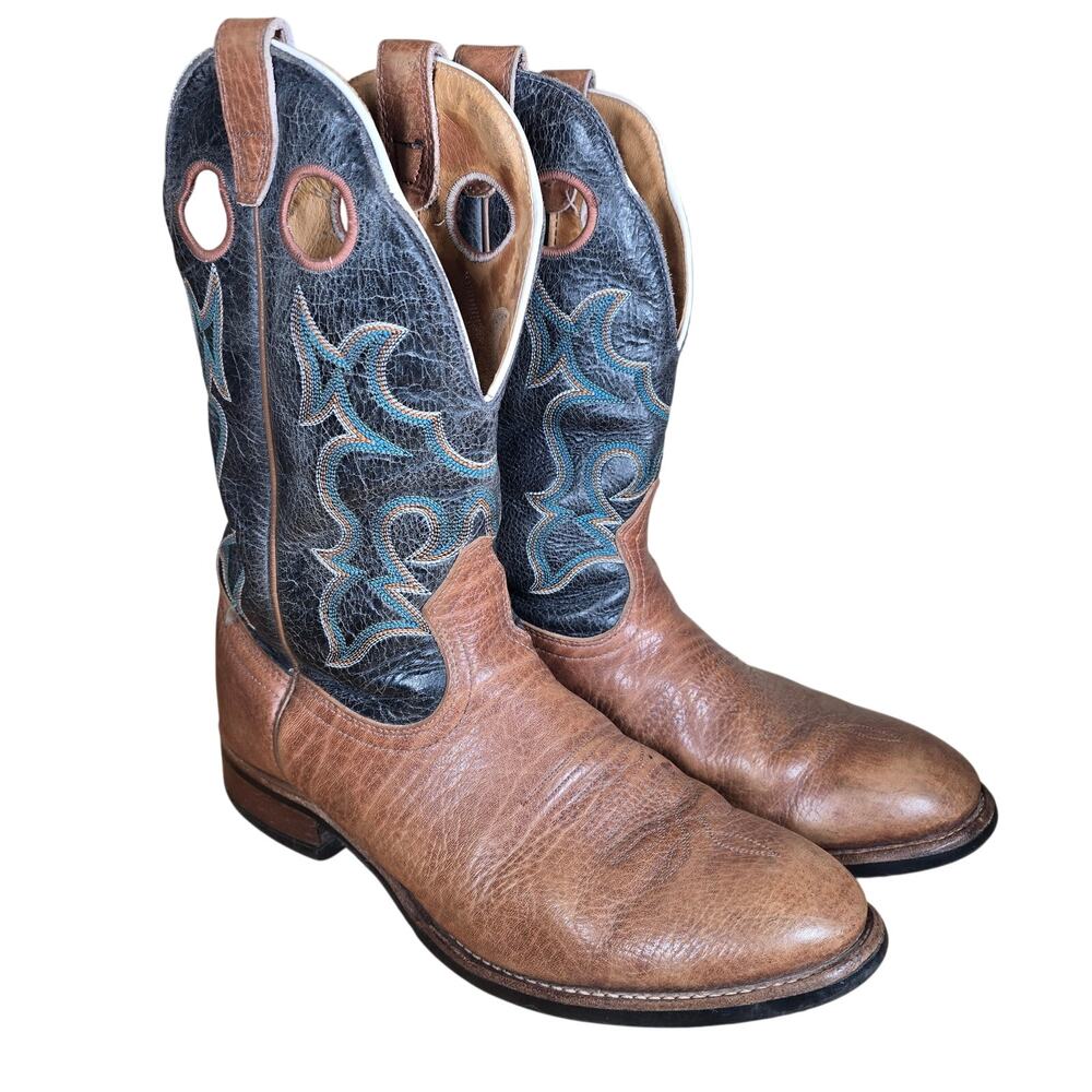 Boulet Round Toe Western Cowboys Ranch Western Oil Resistant Sole Boots 9.5 E